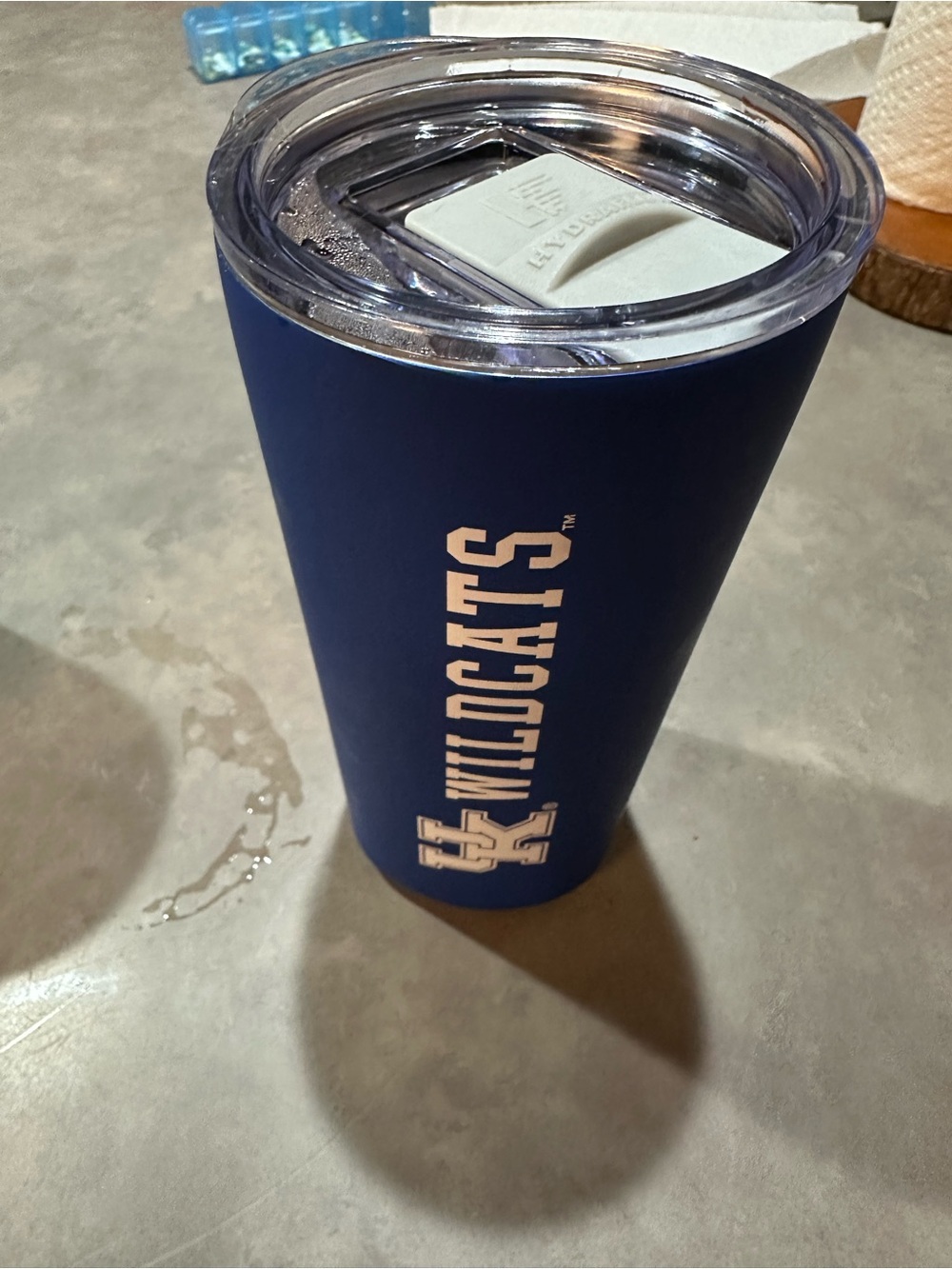 Navy Insulated Travel Tumbler